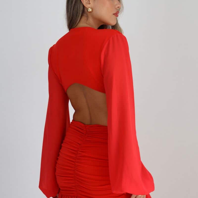 Sani Red Dress