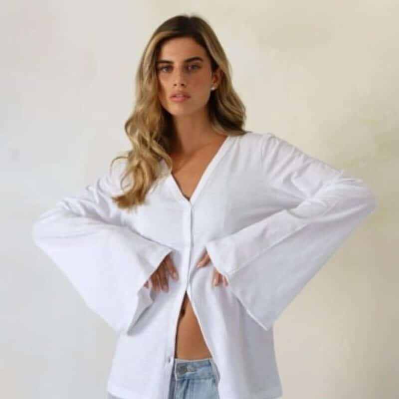 Nina White Shirt
