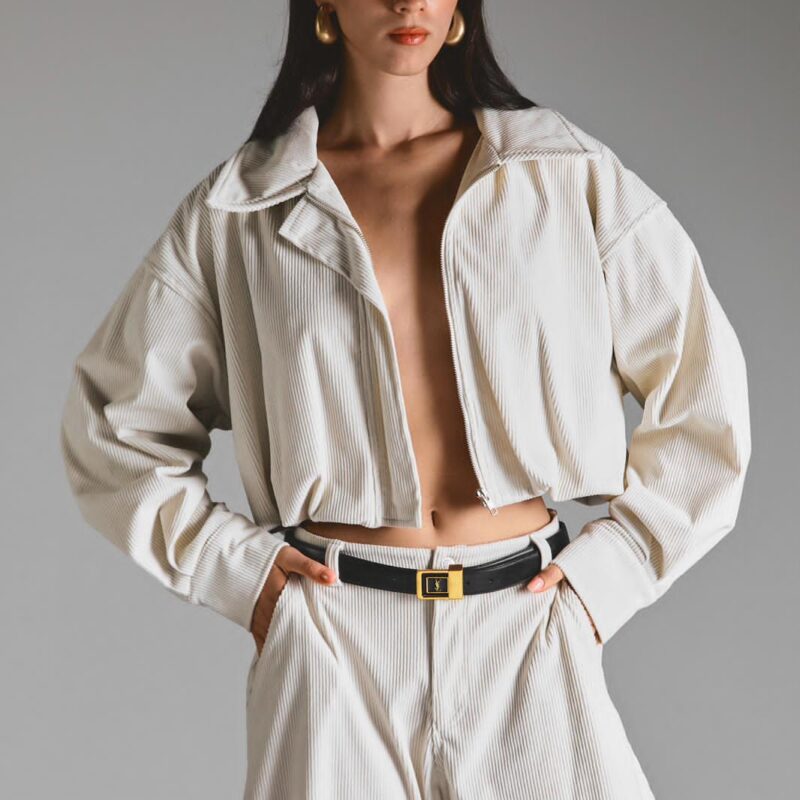 ג'קט בומבר Andrew – שמנת